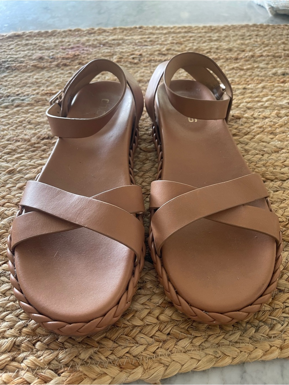 Chico’s ankle-strap sandals